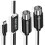 MIDI to USB C Type C Cable USB MIDI Converter with Indicator Light for Electronic Organ Computer 1