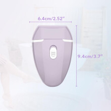 (Dark violet) 2025 New Electric Hair Trimmer for Women, Bikini & Body Hair Remover, 500mAh Rechargeable Cordless Shaver, Personal Grooming Kit