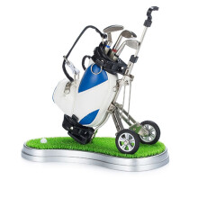 Pen Holder Desktop Decoration  for Men Golfers for Men Office Supplies Decor with Pen