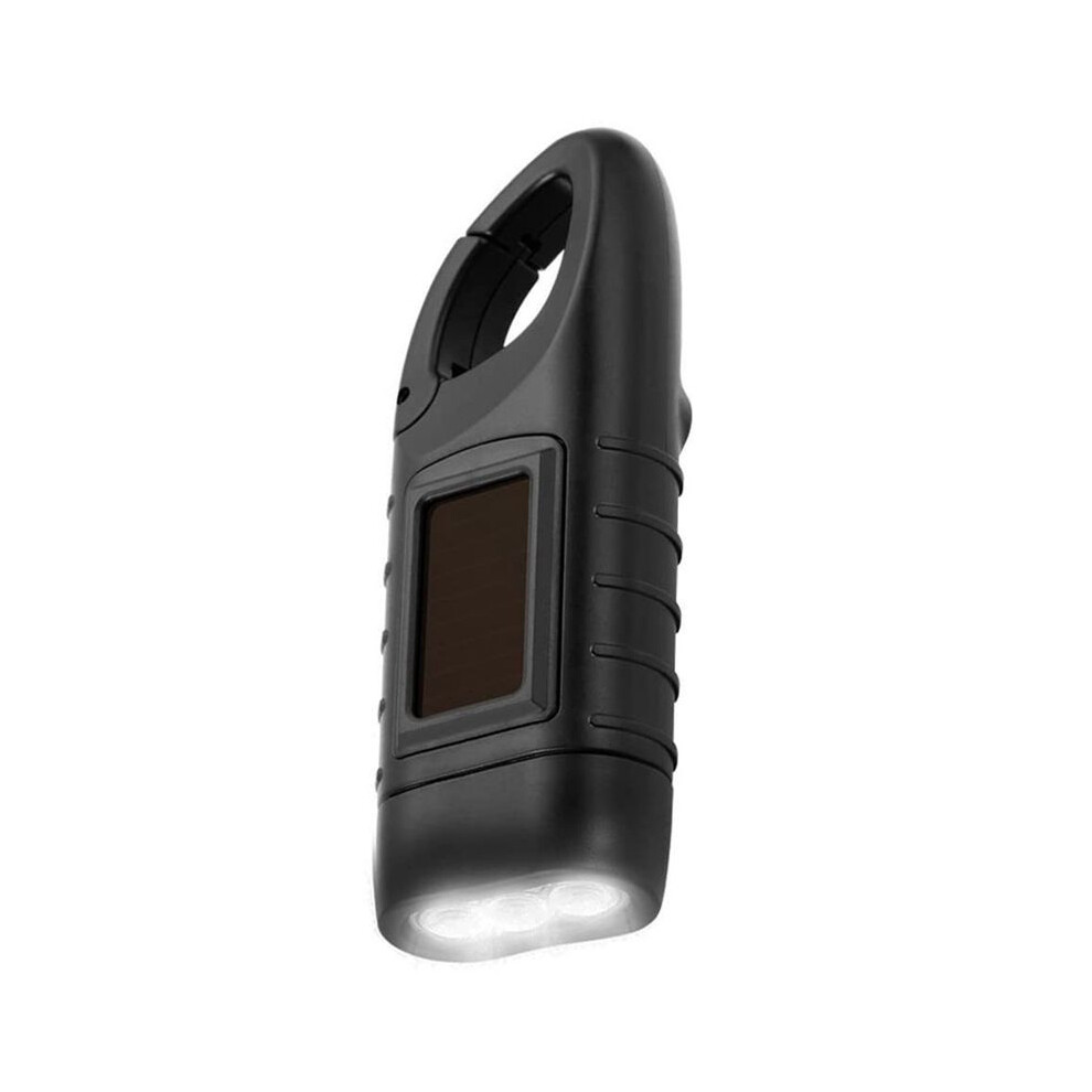 Hand Crank Solar Powered Flashlight,Emergency Rechargeable Led Flashlight,Survival Flashlight,Torch For Outdoor Sports,A 6032923134627