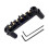6 String Electric Guitar Bridge with Roller Saddles, Adjustable Silver Metal Replacement for Stable Tuning 1