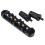 6 String Electric Guitar Bridge with Roller Saddles, Adjustable Silver Metal Replacement for Stable Tuning 4