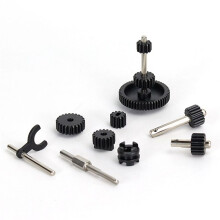 Conjunto de Engrenagens de TransmissãO de Caixa de Engrenagens de AçO para LDRC LD-P06 LD P06 Unimog 1/12 RC Truck Car Upgrade Parts Accessories