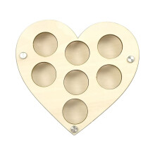 1 Set  Tee Show Rack Display Shelves Display Shelf   Holder Softball Supply Wood Display Stand Honeycomb B