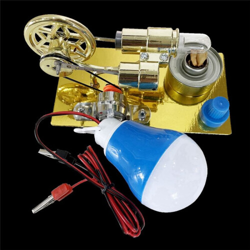 Stirling Balanced Engine Model Steam Power Physics Popular Science Small Production Invention Experiment Education Tool 1