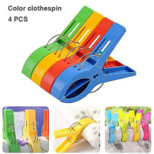 4pcs Clips Windproof Pegs Large Clamp for Clothes Beach Towel Home Drying Racks
