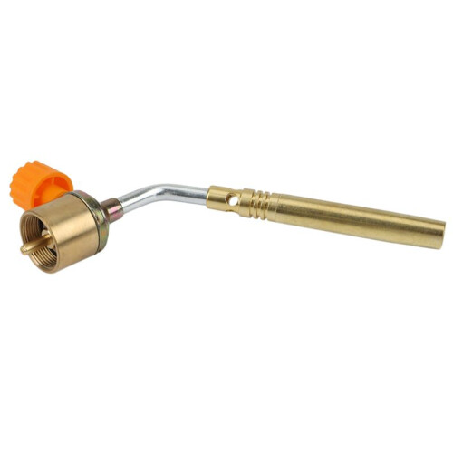 3X Brass MAPP, Propane Gas Torch, Automatic Ignition Trigger, Heating Welding Burner, Suitable for Camping and Welding 1