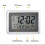 Digital Clock with Calendar & Temperature,Large LCD Screen Alarm Clock with Extra Large Digits, Easy to Read and Set 6