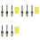 9Pcs Brass Soldering Tips USB Soldering Iron  Welding Soldering Tips for E10 Interface Soldering Stations 1