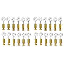 24 Pièces Outils de Bricolage Outils de Maroquinerie Faits à la Main Aiguille de Fixation de Suture Maroquinerie Couture à L'Aiguille Fixe 6-12Mm