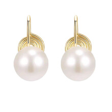 12mm Non-Pierced Pearl Earrings - Spiral Clip Ear Clips Comfort-Fit for Delicate Ears _M