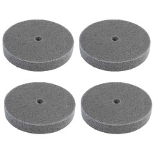 4pcs 150mm Dia 25mm Thick 180 Grit Fiber Wheel Polishing Buffing Disc