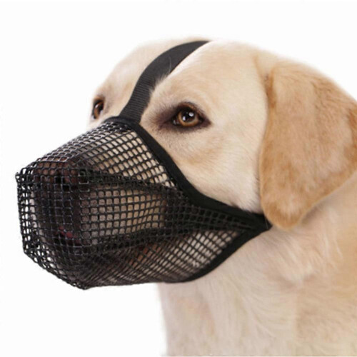 Breathable Anti-Biting Chewing Licking Pet Muzzle Dog Muzzle Anti-lick_M