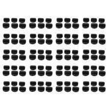120 PCS Kitchen Black Plastic Gas Stove Cooker Control Knobs