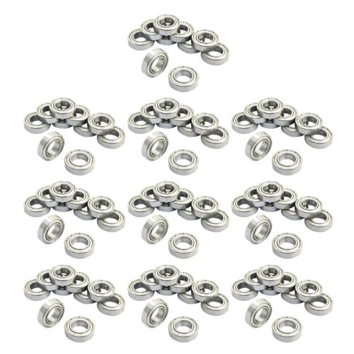 100Pcs 6800Z 10 X 19 X 5mm Single Row Shielded Deep   Bearing
