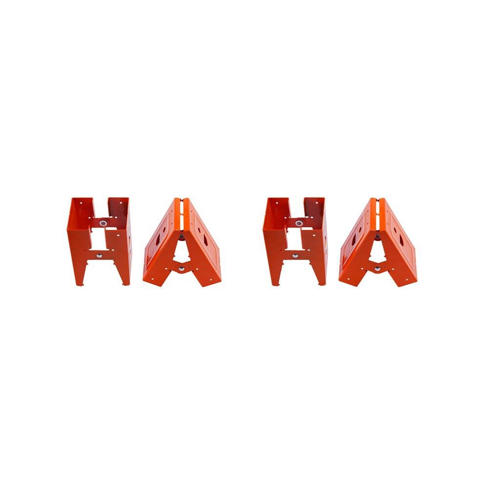 4X Woodworking Table Mobile Bracket Fixing Clip Saw Horse Clips Carpentry Furniture Reinforcement Clamp 6032592250543