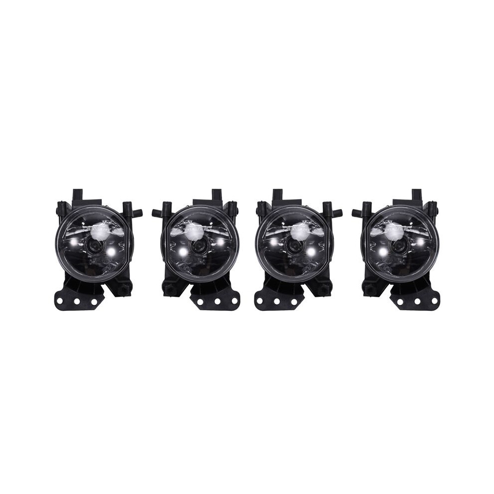 4X Front Fog Lights Assembly For E60 E90 E63 E46 525I 530I 545I 550I 335I X3 63176910791 63176910792 6032767167164