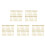 100Pcs Stainless Steel Flatware Fruit Fork Dinnerware Appetizer Snack Dessert Fork Kitchen Tableware Leaf Shape 1