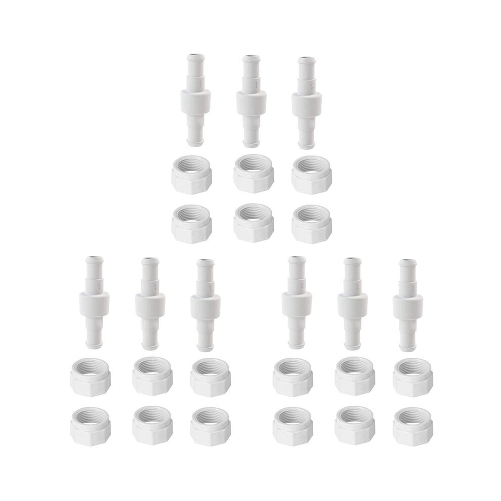 Pool Cleaner Hose Swivel D20 And Hose Nut D15 Kit Replace For 280 180 380 3900 Pool Cleaner (27 Pack) 6031573928532
