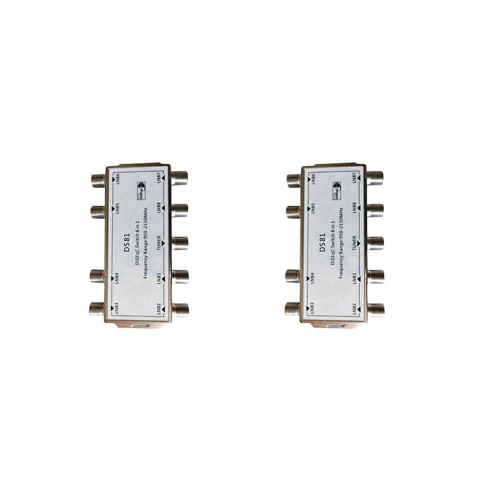 2X Ds81 8 In One Satellite Signal Diseqc Lnb Receiver Multiswitch 6031929475291