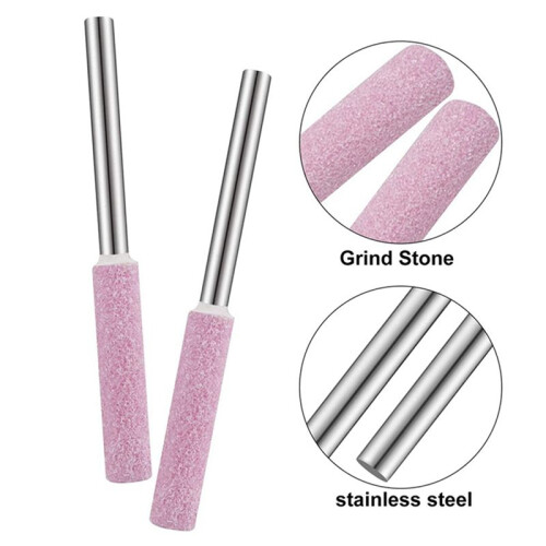 72 Pack Chainsaw Sharpener Grinding Stones Polishing Grinding Tool for Chainsaw Sharpener 3X4.8mm 1