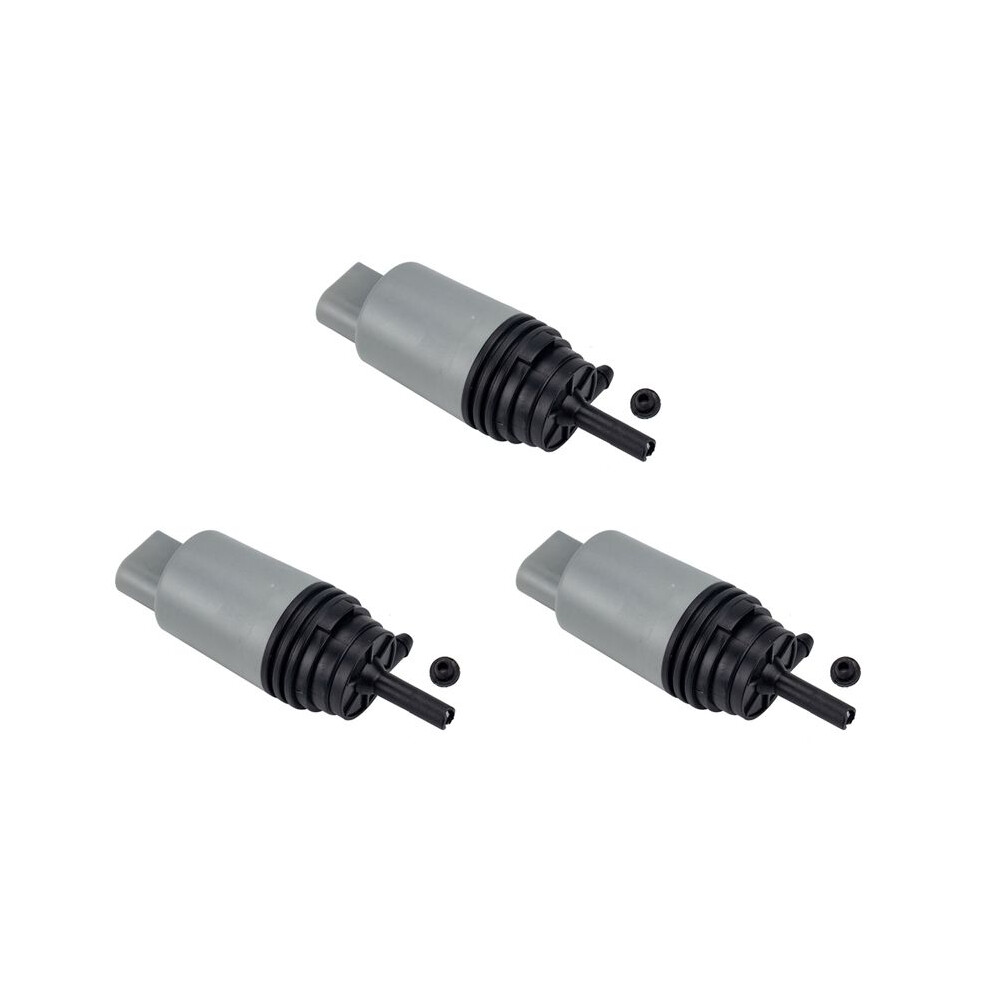 3X For Windshield Washer Squirter Pump 67127302589 E60 E61 E63 E64 E65 E66 E82 E88 E90 E92 6032146231363