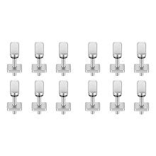12 St Surfboard Fin Screws, No Tool Rostfritt StåL Tumfen Skruv för Surf Longboard Paddleboard