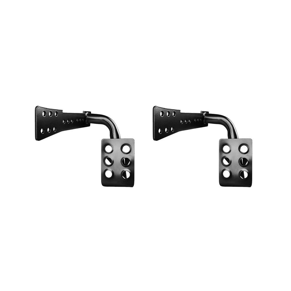 2X Steel Dead Pedal Left Side Foot Rest For Jk Unlimited 2007-2018 Rubicon Sahara X Off Road Sport 6032614888914
