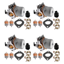4X Auto Carburetor for Briggs & Stratton Walbro Lmt 5-4993 with Mounting Gasket Filter Fuel Supply System Parts