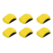 6pcs 5 Inch Hand Sanding Block for Hook & Loop Sandpaper Hand Pad Polishing Pad Abrasive Tools