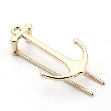 (Gold) Anchor Bookmarks Creative Bookmark, Metal Book Page Holder for Students Teachers Graduation Gifts School Office Supplies