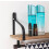 Coffee Wall Shelf, Kitchen Shelf With 8 Hooks, Mug Rack, Coffee Rack, Rustic Floating Storage Rack, Wall Decor_M 2