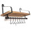 Coffee Wall Shelf, Kitchen Shelf With 8 Hooks, Mug Rack, Coffee Rack, Rustic Floating Storage Rack, Wall Decor_M 4