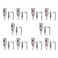 10X Carbide Tip Metal Cutter Stainless Steel HSS Drill Bit Hole Saw Holesaw Size:25mm