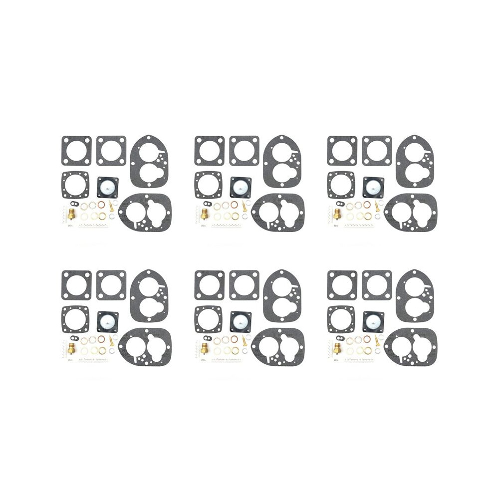 6X Motorcycle Carburetor Rebuild Kit For Penta Solex 44Pa1 856471 856472 6031023810042
