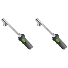 2X Illuminated Heavy-Duty Truck Tire Pressure Gauge with LCD Luminous Display Dual- Digital Tire Pressure Gauge