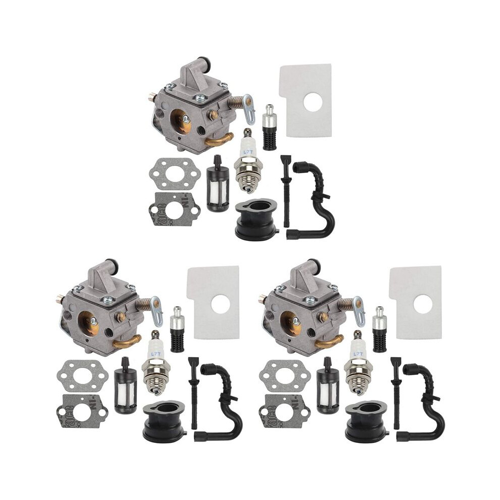 3X Ms170 Carburetor Is Suitable For Ms180 Carburetor 017 018 Ms170c Ms180c Chainsaw 1130 120 0603 And 1130 124 6031929404536