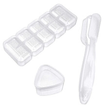 3 Pcs Onigiri Maker Rice Ball Sushi Mould Kit for Home Office Sushi Restaurants