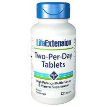 Life Extension Two Per Day, 120 Tabs (Pack of 1)