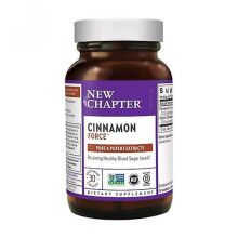 New Chapter Cinnamon Force, 30 Liquid Veg Caps (Pack of 1)