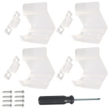 Clear Sliding Mirrored Door Latch for RV Camper Closet – Secure Lock, Durable Clear Design