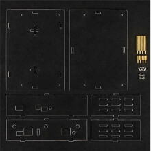 För Banana Pi OpenWrtOne Router Board MT7981B Chip Solution WiFi6, Transparent, Fodral