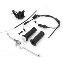Throttle Grip, Cable, Brake Lever, and Ignition Switch Kit for Yamaha YZinger 50/PeeWee PW50