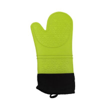 (Green) 6 Pcs Oven Mitts And Pot Holders Sets With Mini Oven Gloves And Hot Pads Potholders (black)