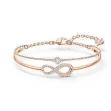 Dww-1 piece Rose Gold Color Alloy Double Layer Bracelet Forever Love