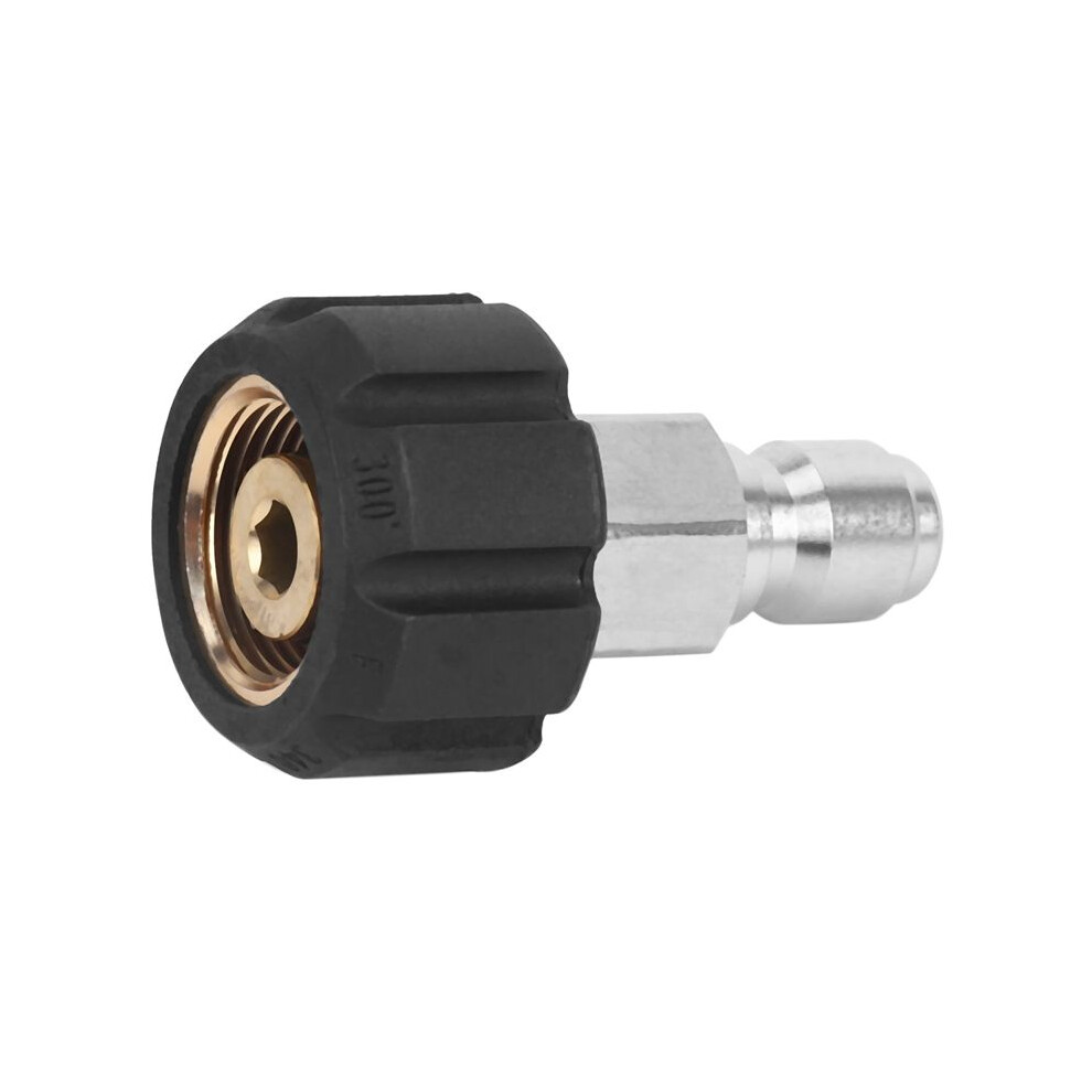 3X Pressure Washer Twist Connect M22 14Mm X 3/8 Inch Quick Disconnect Plug High Pressure B Fitting Quick Coupler Nipple 4711151176846