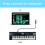 4X HiFing USB IN-OUT MIDI Interface Converter/Adapter with 5-PIN DIN MIDI Cable for PC/ Laptop/ 8