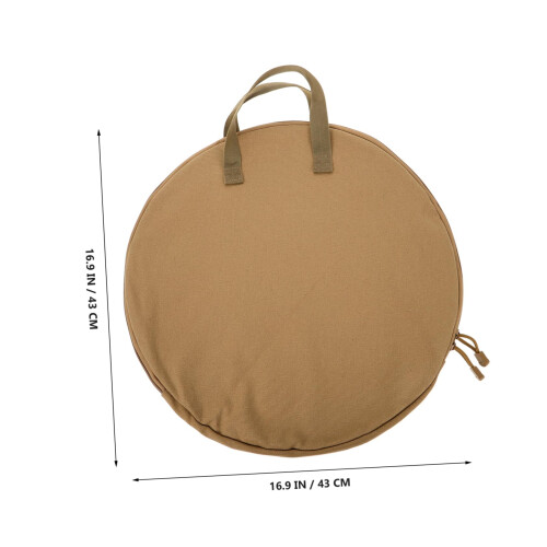 Camping Cookware Storage Bag for Cast Iron Skillet, Durable Organizer with Easy Carry Handle 1