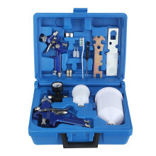 Komplettes 1,4-mm-Plus-1,0-mm-Lackierausrüstungspaket für-Blau