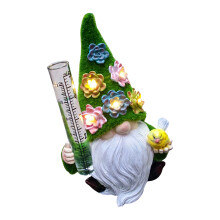Starke sonnenaktivierte Gartenstatue aus Kunstharz mit